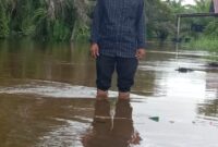 Kondisi banjir terkini di Desa Takal Pasir
(Foto dok Pemdes Takal Pasir)