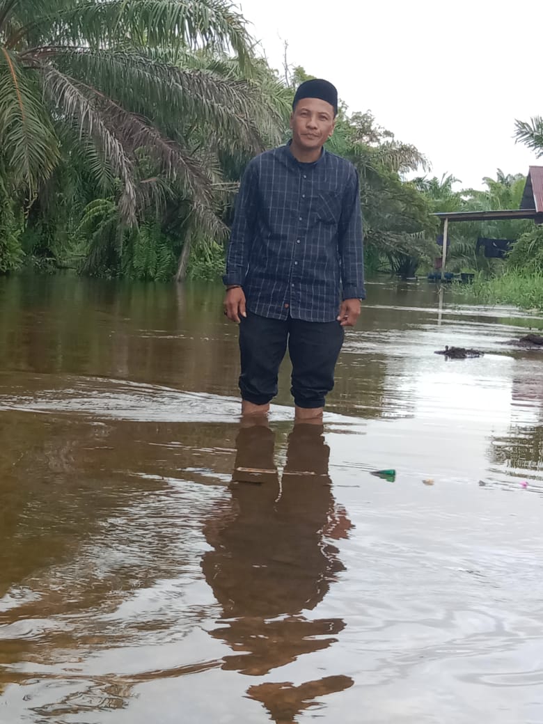 Kondisi banjir terkini di Desa Takal Pasir
(Foto dok Pemdes Takal Pasir)