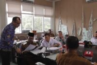 Suasana RDP terkait lahan HGU PT Nafasindo di ruang rapat DPRK Aceh Singkil