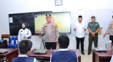 Kapolres Tebingtinggi Hadiri Launching Program Makan Bergizi Gratis Di SMP Negeri 1