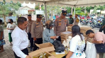 Polres Tebingtinggi Bersama Satgas Pangan Gelar Gerakan Pangan Murah