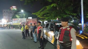 Polres Tebingtinggi Gelar Patroli Blue Light, Antisipasi Kejahatan Jalanan