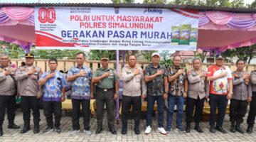 Kapolres Simalungun Hadiri Virtual Kick Off GPM, Dukung Penyaluran 2.424 Ton Beras SPHP Serentak Se-Indonesia