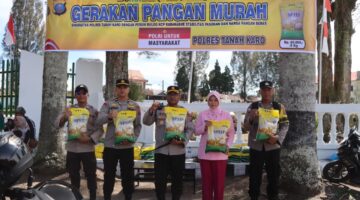 Gerakan Pangan Murah, Polres Tanah Karo Bersinergi Stabilkan Harga Beras
