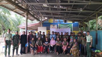 Babinsa Koramil 03/SB Hadiri BIMTEK Brigade Pangan di Desa Sei Penggantungan
