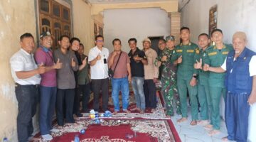 Babinsa Koramil 03/SB Hadiri Survei Lahan Brigade Pangan di Desa Sei Penggantungan