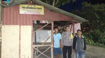 AIPTU W. Simatupang Bhabinkamtibmas Polres Simalungun Berikan Kenyamanan dan Gelorakan Siskamling untuk Kerjasama Menjaga Kamtibmas