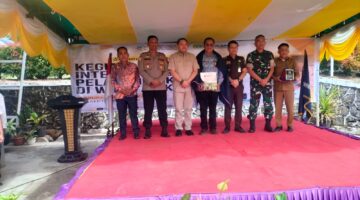 Danramil 07/Salak Hadiri Pelayanan KB/Kesehatan di Puskesmas Salak Pakpak Bharat