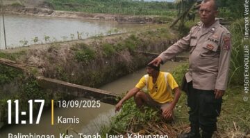 Polsek Tanah Jawa Bertindak Cepat Tangani Penemuan Mayat di Irigasi Simalungun