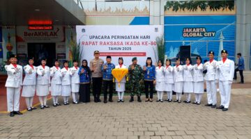 Upacara Peringatan 80 Tahun Rapat Raksasa Ikada Digelar di Kecamatan Penjaringan