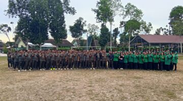 Kodim 0206/Dairi dan Persit Gelar Senam Zumba, Sehat dan Kompak Bersama