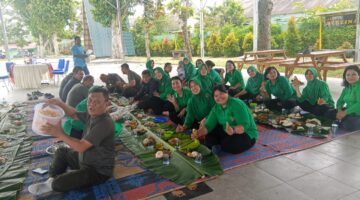 Kebersamaan Botram: Dandim 0206/Dairi Ajak Perwira dan Persit Perkuat Silaturahmi