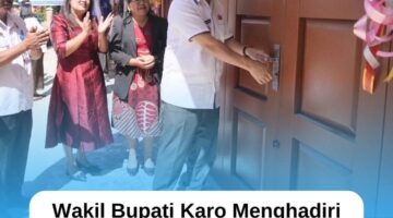Wakil Bupati Karo Menghadiri Peresmian Gedung Koperasi BAMAGNAS di Berastagi