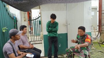 Babinsa Koramil 07/MT Lakukan Anjangsana Security Komplek Perumahan