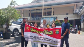 Polsek Pademangan Ajak Warga Jaga Ketertiban Melalui Program Minggu Kasih