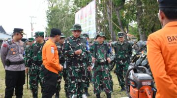 Korem 081/DSJ Gelar Latihan Penanggulangan Bencana Alam Terpadu di Tulungagung