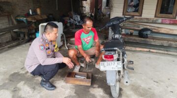 Sambangi Bengkel Di Paya Bagas, Polres Tebingtinggi Ingatkan Bahaya Balap Liar