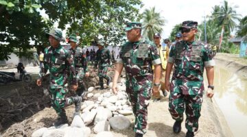Dandim 0103/Aceh Utara Dampingi Kasdam IM Resmikan Karya Bhakti Swakelola Tipe II di Lhoksukon