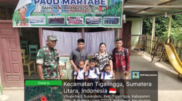 Babinsa Tigalingga Dampingi Penandatanganan MoU Program Makanan Bergizi Gratis untuk 950 Siswa di Dairi