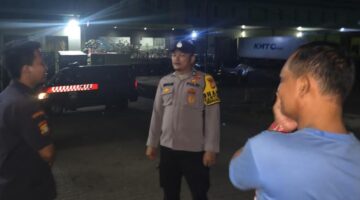 Sambang Bhabinkamtibmas Ajak Satpam Jaga Kamtibmas