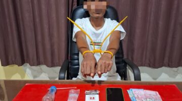 Tim Mata Elang Polres Kuansing Tangkap Pengedar Sabu di Logas Tanah Darat