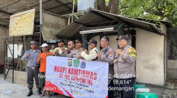 Bangun Keakraban Lewat “Ngopi Kamtibmas”, Polsek Pademangan Ajak Warga Aktif Jaga Jakarta dan Jaga Lingkungan