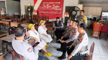 Eratkan Hubungan Polri dan Dunia Pendidikan Polsek Pademangan Gelar Police Go to School di Sekolah Darurat Kartini