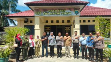 Pererat Sinergi, Kapolsek Padanghulu Terima Kunjungan Camat Tebingtinggi Kota