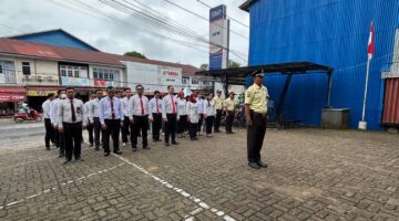 Peringati Hari Sumpah Pemuda ke-97 PT.Bank Rakyat Indonesia (Persero) Tbk Branch Office Melawi Menggelar Upacara Bendera