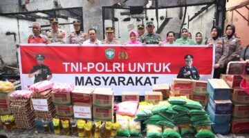 Peduli Bersama, Polres Agara dan Kodim 0108/Agara Salurkan Bantuan untuk Korban Kebakaran di Tiga Kecamatan