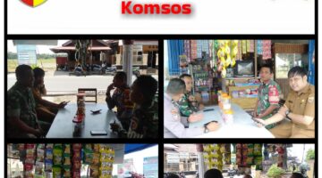 Babinsa Koramil 01/Pariaman Komunikasi Sosial bersama Bhabinkamtibmas dan Perangkat Desa di Desa Sungai Sirah