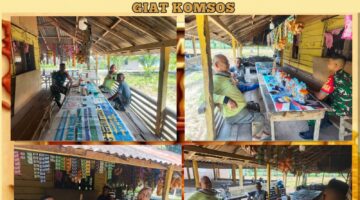 Laksanakan Komsos, Babinsa Koramil 07/Pauh Kambar Bincang-bincang dengan Warga di Warung Kopi