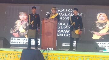 Lanud Supadio Dukung Pelestarian Tradisi Melayu Lewat Festival Budaya Mande Bedil Keraja dan Perang Ketupat