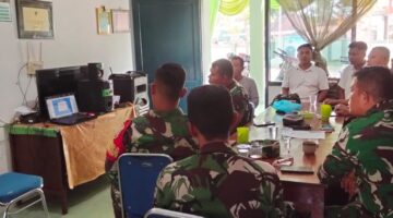 Koramil 12/LP Ikuti Zoom Meeting Pembahasan Koperasi Merah Putih (KMP)