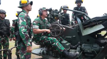 Pastikan Kesiapan Tempur dan Profesionalisme Prajurit, KASAD Tinjau Latbakjatrat Arhanud Terintegrasi