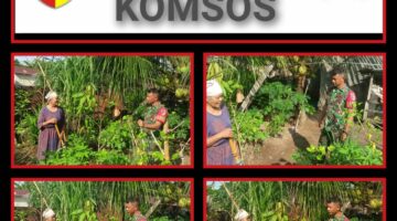 Sambangi Warga Masyarakat Wilayah Binaan, Babinsa Laksanakan Komsos bersama Masyarakat di wilayah Binaannya