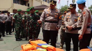 Polres Pelabuhan Tanjung Priok Gelar Apel Kesiapsiagaan Penanggulangan Bencana Alam