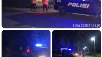 Polsek Tebingtinggi Patroli Blue Light Antisipasi Tindak Kejahatan