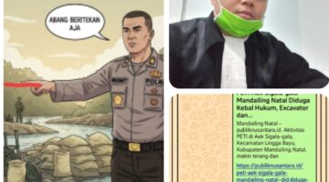 Muhammad Nuh : Pemblokiran Wartawan Soal PETI Bentuk Kemunduran Moral dan Bukti Hukum Tumpul di Madina