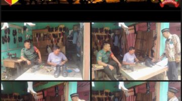 Komsos dengan Pelaku Usaha Mikro dan Menengah Babinsa Berikan Motivasi