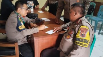 Kapolsek Genuk Prioritaskan Kesehatan Anggota Pasca Banjir
