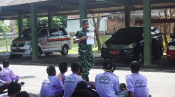 Kodim 0806/Trenggalek Ajak Siswa MI Negeri 2 Kenali Nasionalisme Lewat Outing Class
