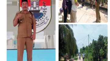 Pemerintah Desa Sidang Bandar Anom Realisasikan Pembangunan Infrastruktur Jalan Rabat Beton Anggaran Dana Desa Tahun 2025