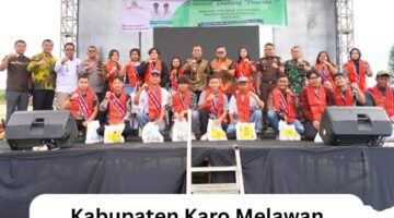 Kabupaten Karo Melawan Narkoba : Ribuan Masyarakat Hadiri Apel Akbar Anti Narkoba Tahun 2025