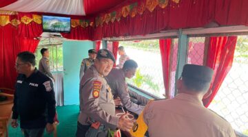 Pa Matwil Cek Pos PAM Kasang Ops Lilin Lancang Kuning 2025, Kapolres Tekankan Kesiapsiagaan Personel