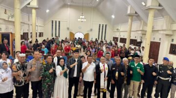 Forkopimda Sumedang Tinjau Pengamanan Kebaktian Malam Natal 2025 di Gereja GKP