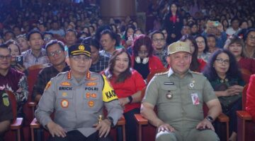 Kapolres Metro Jakarta Utara dan Forkopimko Pastikan Keamanan Ibadah Natal di Gereja GBI Mawar Saron Kelapa Gading