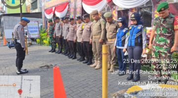 Personil Koramil 03/MD Terus Aktif Melaksanakan Kegiatan Operasi Ketupat Toba 2025