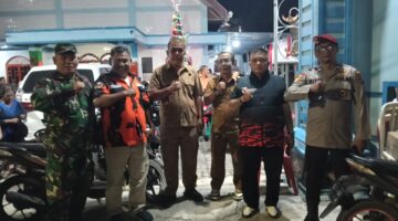 Babinsa Kelurahan Tegal Sari Mandala.1 Laksanakan Kegiatan Pengamanan Malam Natal Di Gereja