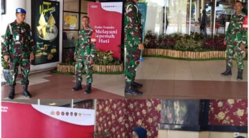 Babinsa Koramil 09/Batang Anai Bersama Polsek BIM Laksanakan PAM Nataru 2025/26 di Bandara Internasional Minangkabau